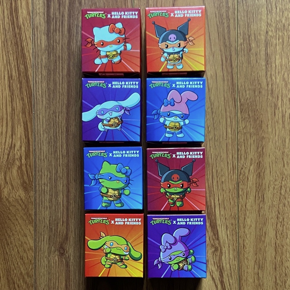 McDonald’s Happy Meal Toys - Hello Kitty x TMNT - FULL SET - 2025 🥷 🐢 🎀
